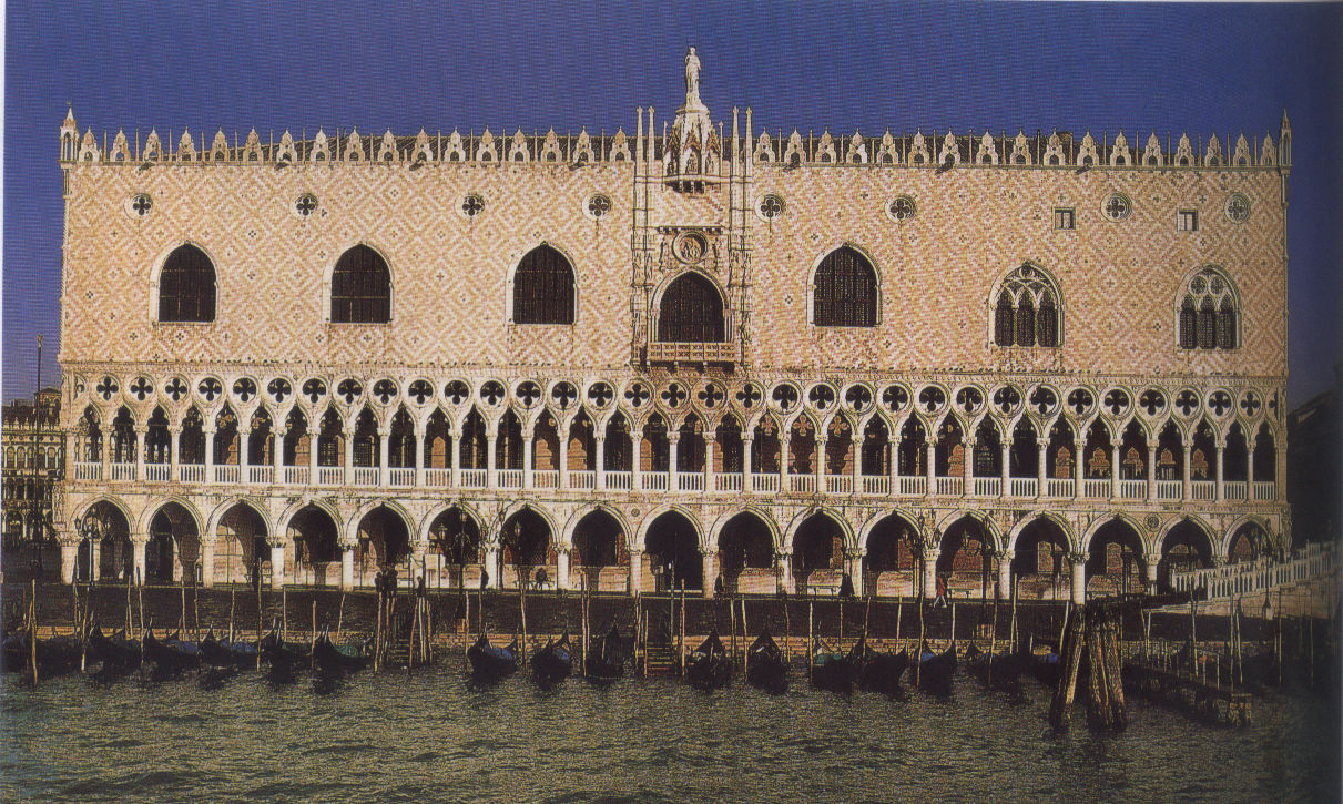 威尼斯总督府立面图威尼斯总督府